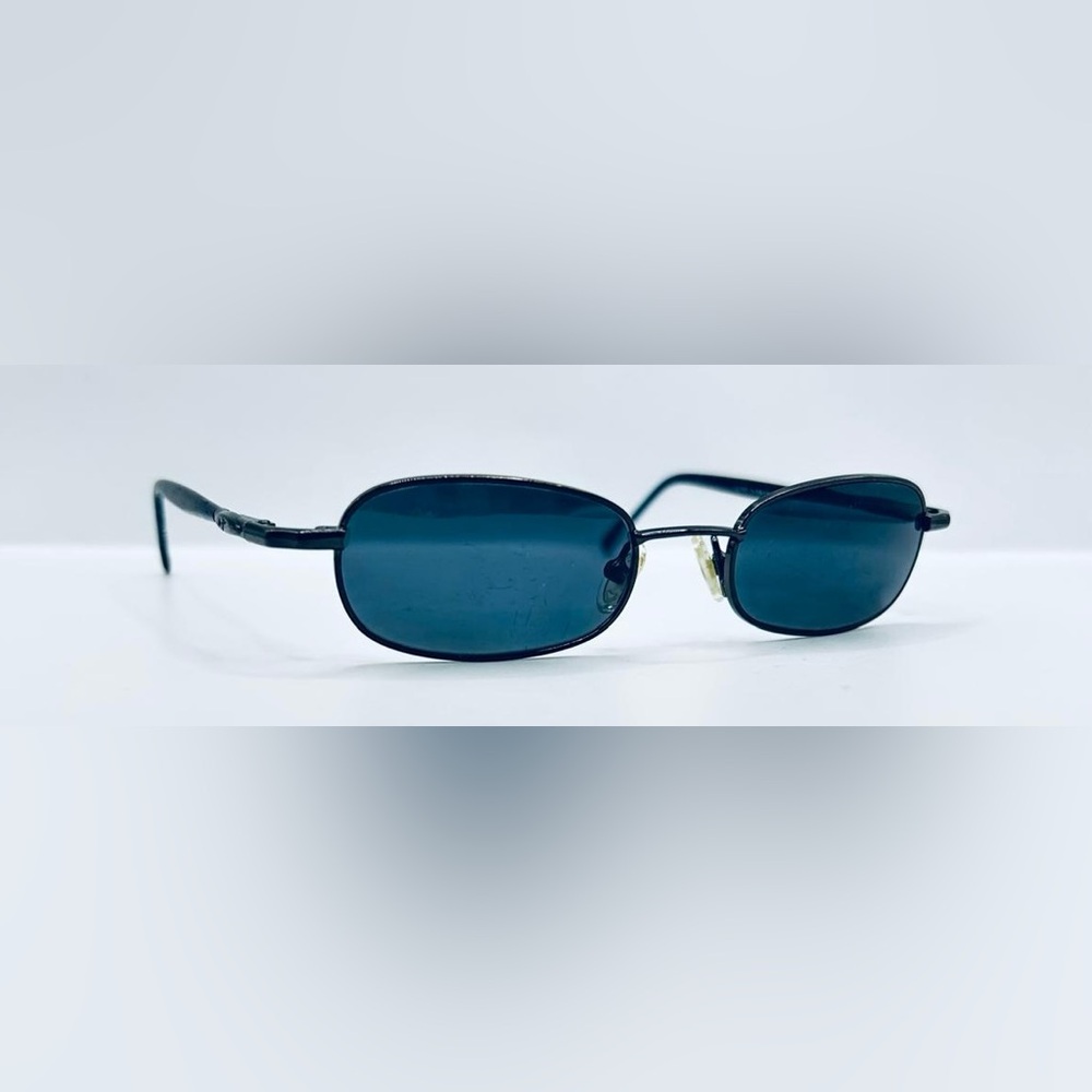 Vintage Maui MJ-135-02 Black Oval Sunglasses Japan Frames Only